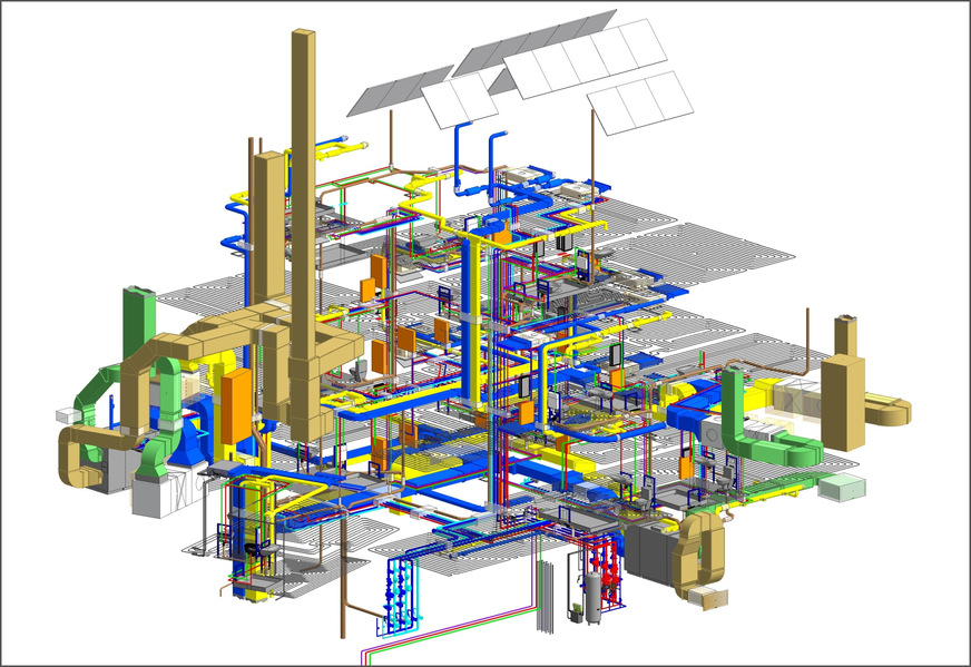 Bild 6 Insbesondere bei komplexen Projekten spielen umfassende Lösungen ihre Vorteile aus, beispielsweise bei der Kollisionsprüfung.