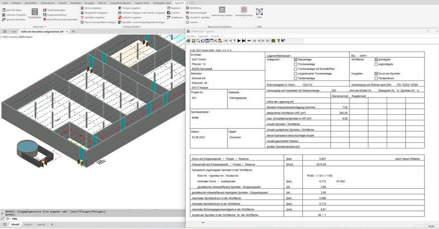 Bild 3 … auf die Planung von Trink- und Abwassernetzen oder Sprinkleranlagen spezialisierten Programmen, …