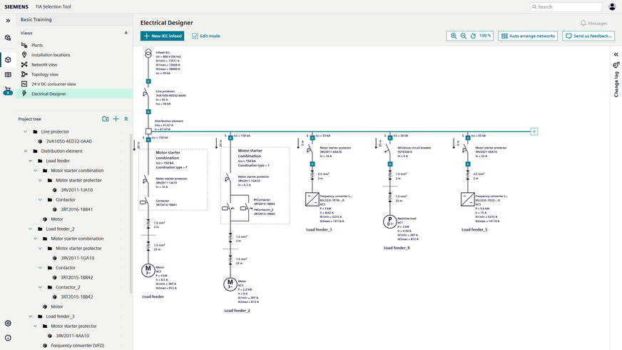 Siemens: Der Electrical Designer vereinfacht die Hauptstromkreiskonstruktion.