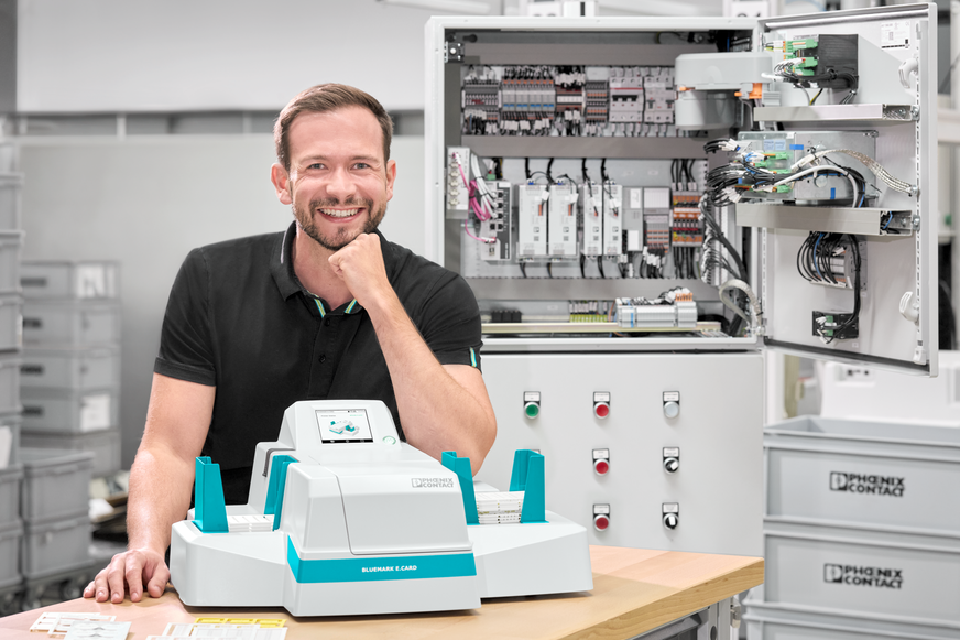 Phoenix Contact: UV-Inkjet-Drucker.