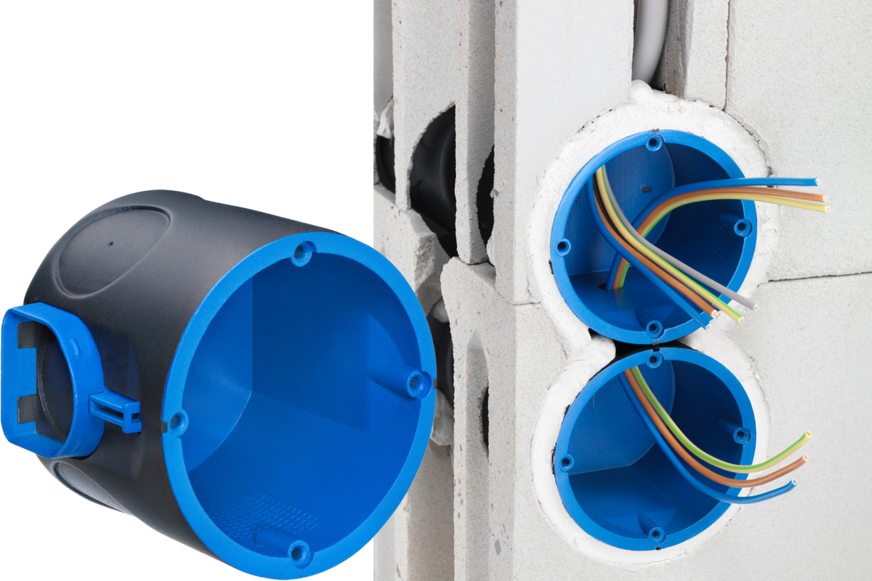 Kaiser: Schallschutzdose für Mauerwerk.