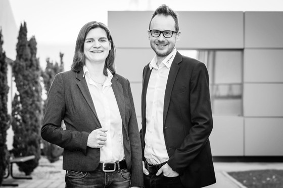 Von links: Anja Wunderle und Dr. Timo Stock.