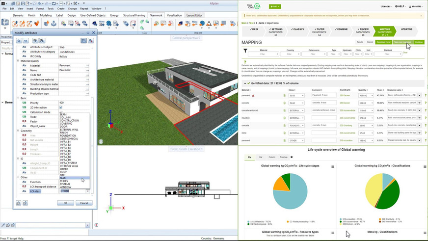 Bild 8 Für die Erstellung von Ökobilanzen für Bauprodukte gibt es inzwischen zahlreiche CAD-, BIM- oder GEG-basierende Softwarelösungen.
