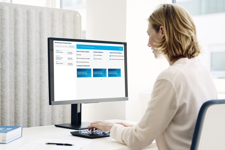 Hager: Planungs- und Projektierungssoftware Hagercad 6 für die Niederspannungshauptverteilung.