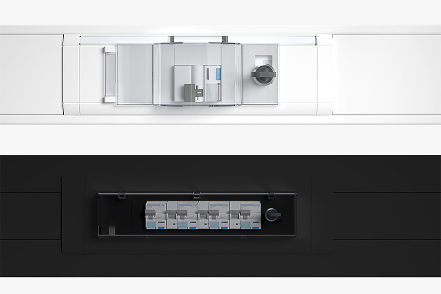 Hager: tehalit Kanaleinbauverteiler.