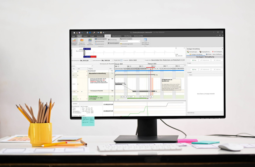 Bild 11 Digitale Bauzeitenplaner versprechen reibungslosere Baustellenabläufe und sind ein zentraler Bestandteil des Projektmanagements.