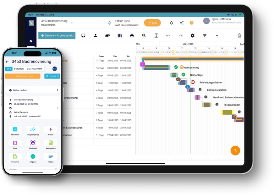Bild 8 Cloudlösungen ermöglichen eine mobile Softwarenutzung, Online-Datenzugriffe und unterstützen die Projektarbeit im Team.