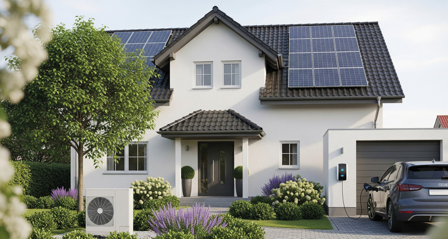 Bild 1 Photovoltaik, Wallbox und Wärmepumpe: HEMS bringen Ordnung und Intelligenz in die dezentrale Energiewelt.