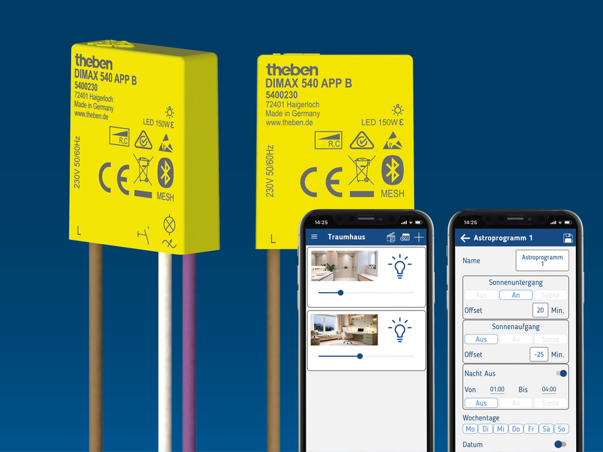 Theben: Mini-Dimmer DIMAX 540 APP B.