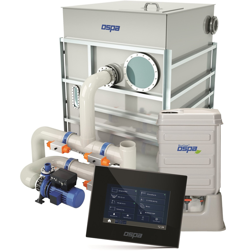 Ospa: Skalierbare Unterdruck-Filteranlage.