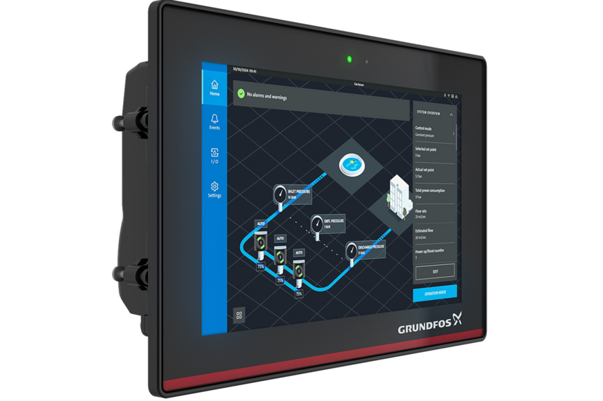 Grundfos: Mehrpumpen-Steuerung Geniecon.