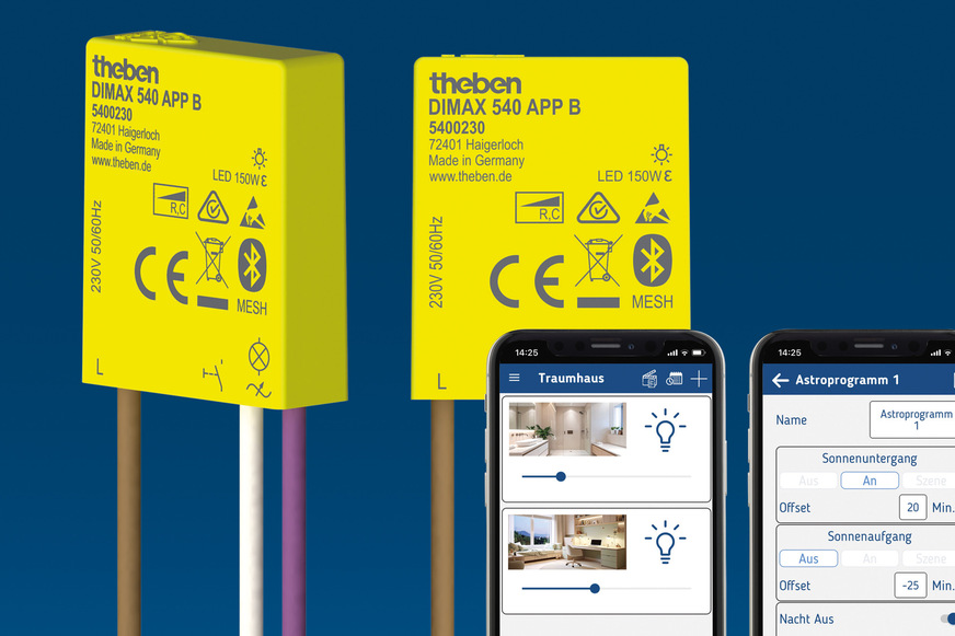 Theben: Mini-Dimmer DIMAX 540 APP B.