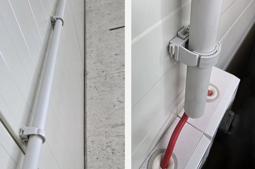 Bild 3 Die Steckverriegelung ESV verriegelt werkzeuglos in der äußeren Blechlage und erzeugt einen definierten Halt – mit klar kalkulierbaren Befestigungspunkten und ohne aufwendige Zusatzarbeiten.