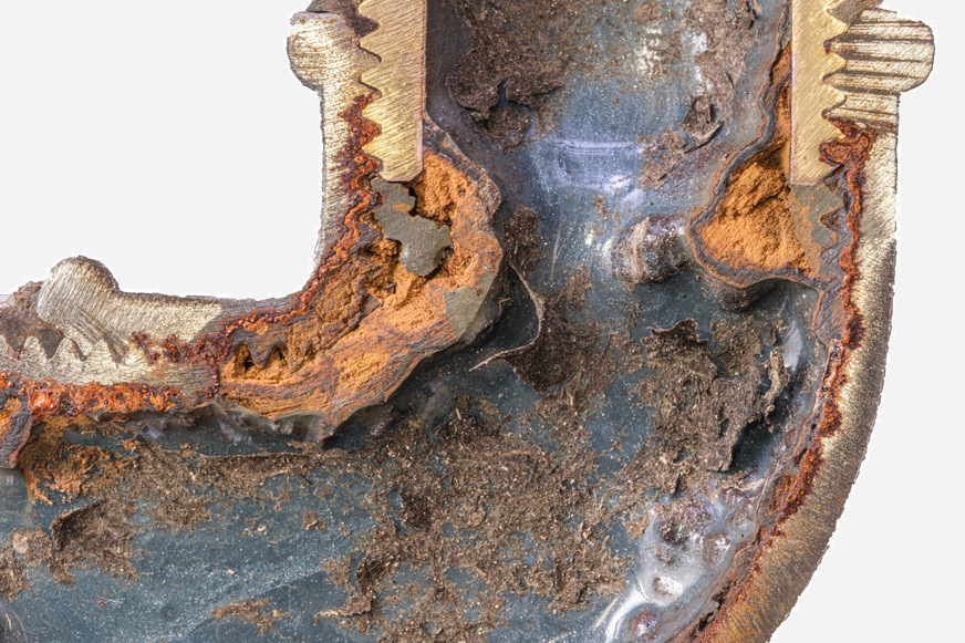 Bild 2 Beispielhafte Darstellung eines unterkrochenen Verbindungsteiles.