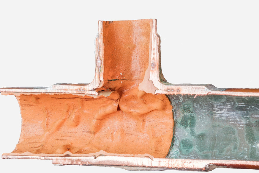 Bild 8 Rohrleitungsabschnitt mit Innenbeschichtung.