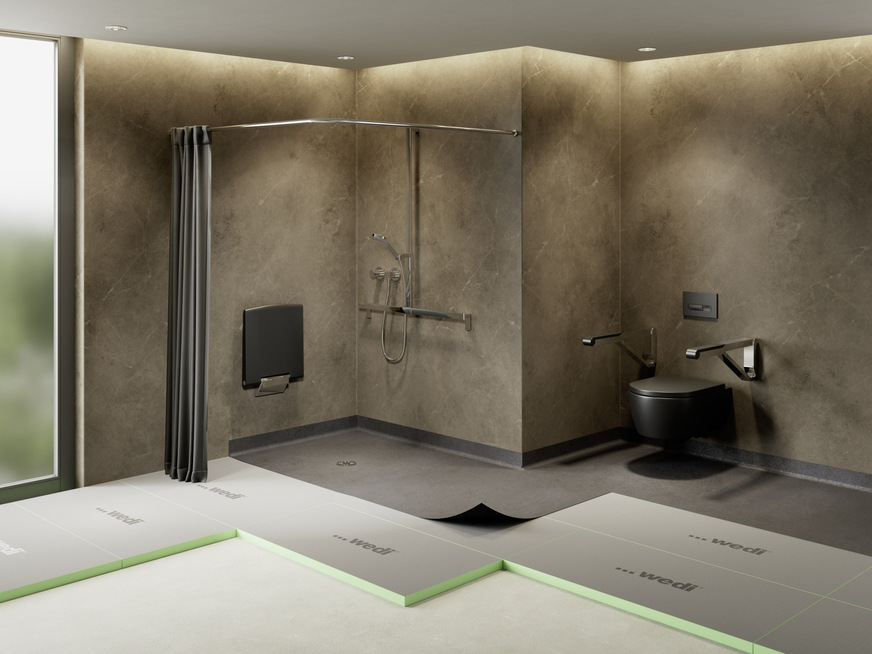 Wedi: Fundo Solido und Erweiterungsplatten.