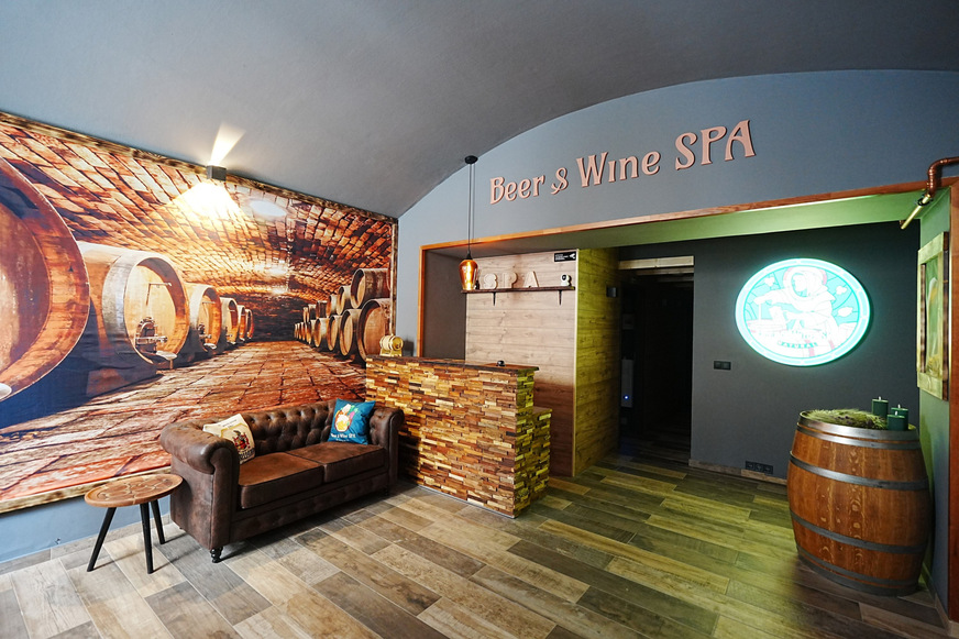 Bild 1 Bier Spa in der Altstadt von Prag.