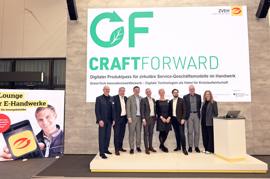 Die Projektpartner stellen „CraftForward“ auf der Light + Building&nbsp;2026 vor.
