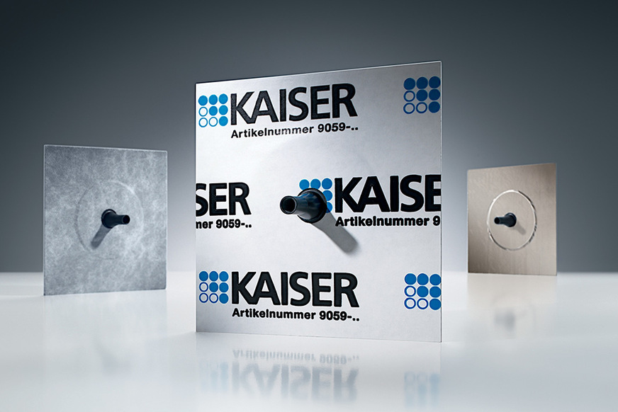 Kaiser: Luftdichtungsmanschette und Vlies-Butyl-Dichtungsmanschetten.