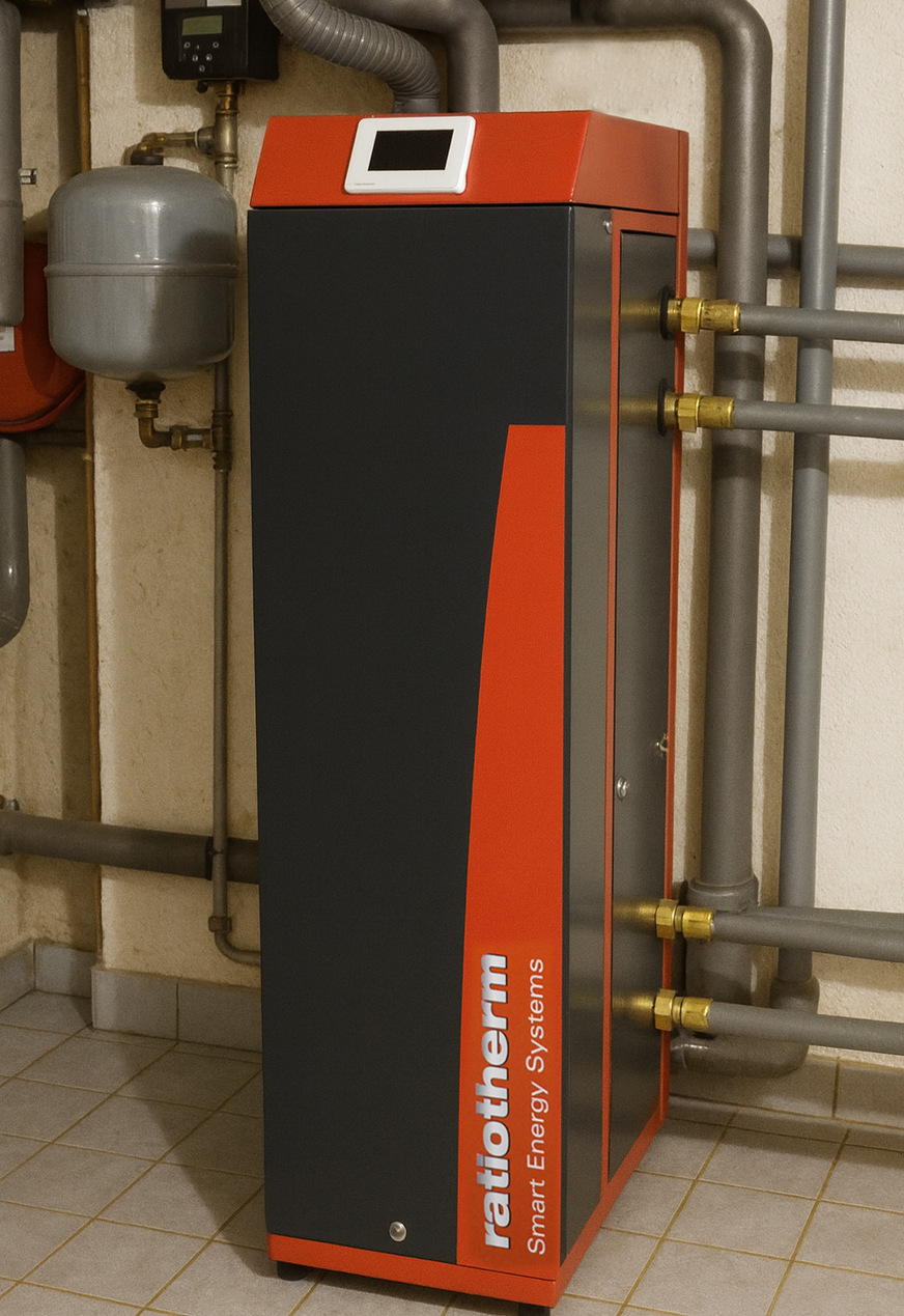 ratiotherm: Wasser/Wasser- bzw. Sole/Wasser-Wärmepumpe der Baureihe pF10.