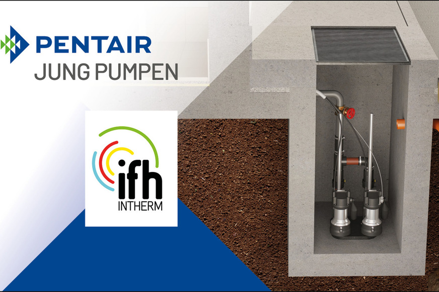 Pentair Jung Pumpen auf der IFH/Intherm in Nürnberg.