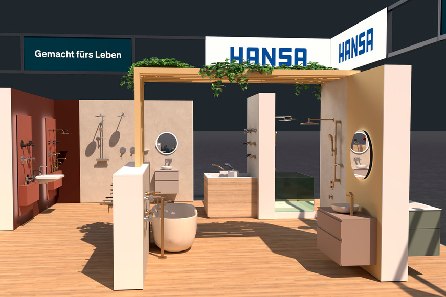 Der Stuttgarter Armaturenhersteller Hansa präsentiert seine Produkte, Services und Lösungen in neuem Design.