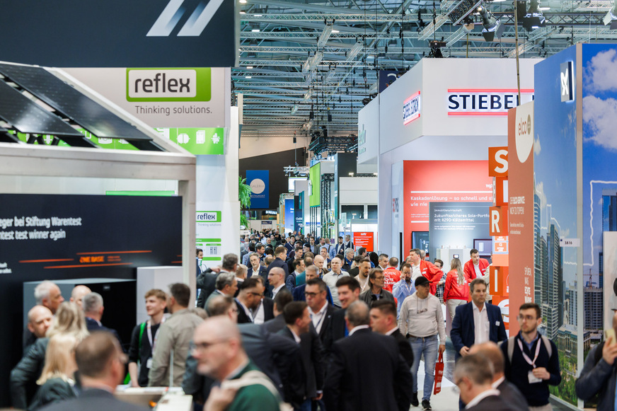 350 Aussteller aus16 Nationen stellten auf der SHK+E Essen 2026 technische Lösungen vor.