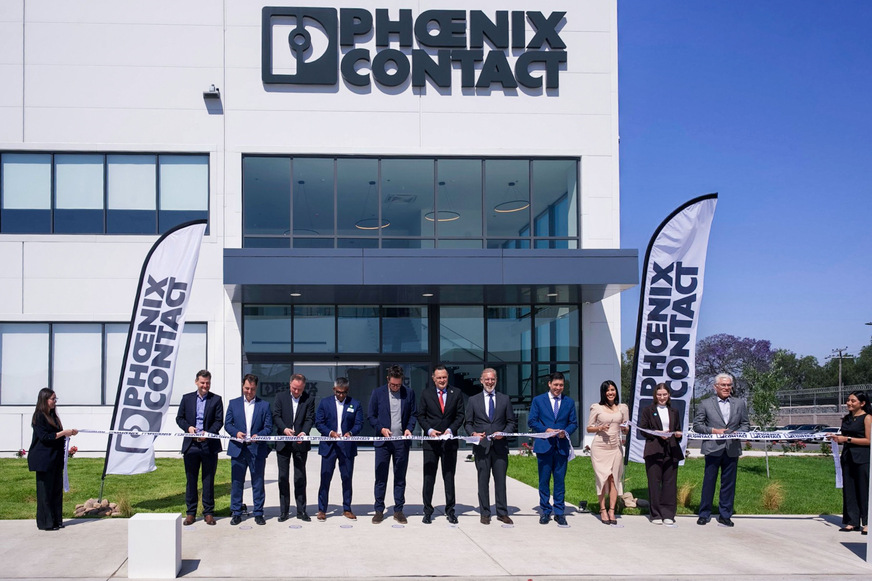 Phoenix Contact hat den ersten Bauabschnitt seines neuen Produktionswerks in Querétaro, Mexiko, eröffnet.