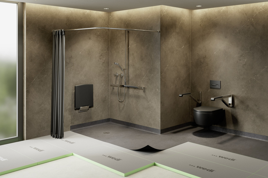 Wedi: Fundo Solido und Erweiterungsplatten.