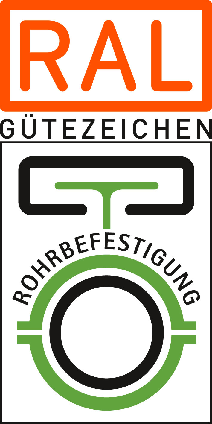 RAL Gütezeichen Rohrbefestigung