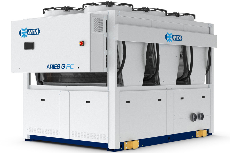MTA: Kaltwassersatz Aries G FC mit integrierter Freikühlung.