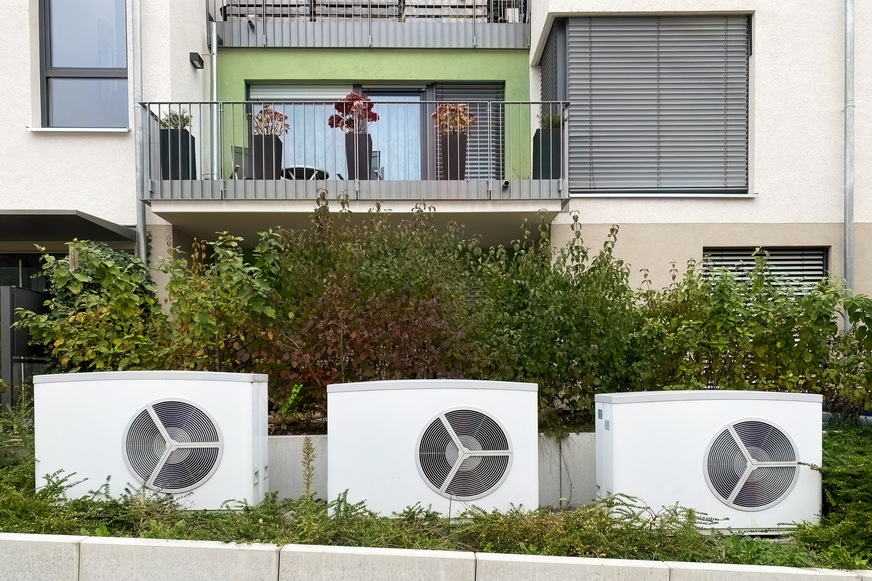 Wärmepumpen­lösung für Mehrfamilienhaus.