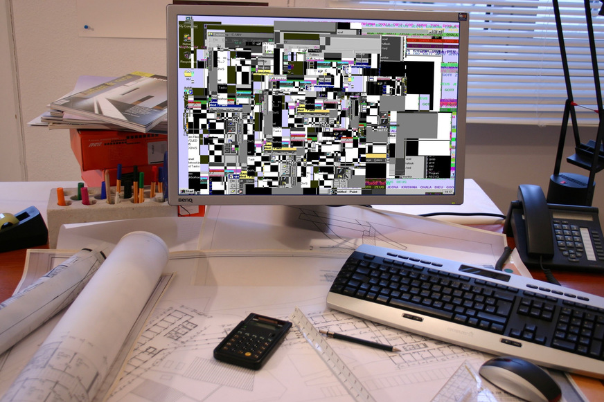 Bild 1 Computerviren, -würmer & Co. können neben „Bildschirmsalat“ auch erheblich ernsthaftere Schäden verursachen.