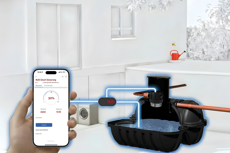 Roth: Regenwassernutzung mit der Systemlösung Smart.