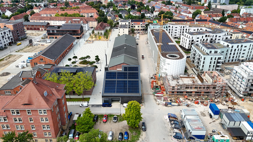 Auf dem Lagarde-Gelände entsteht nach dem Abzug der US-Army ein lebenswertes Quartier mit einem Wärmekonzept, das auf erneuerbaren Energien basiert.