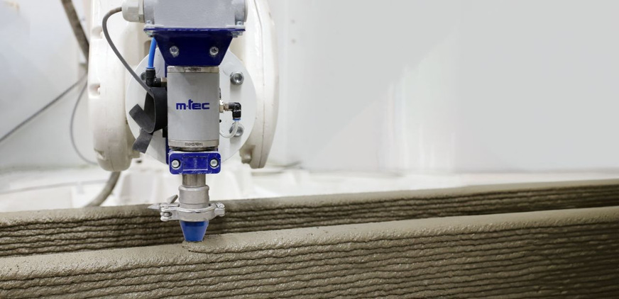 Im Projekt Druckstore wird der 3D-Druck von thermischen Energiespeichern aus Ultrahochleistungsbeton in kleinen Größen entwickelt und getestet.