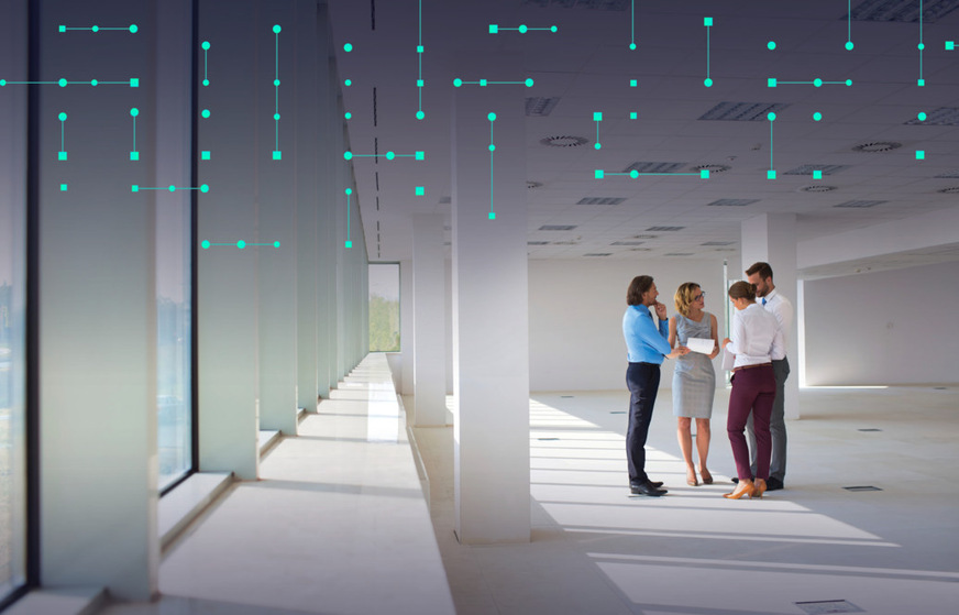 Bild 4 Autonome Gebäude gehen über intelligente Gebäude hinaus. Sie können prädiktiv agieren, erhöhen Nachhaltigkeit, Sicherheit sowie Flexibilität und schaffen so eine gesündere, produktivere Umgebung.