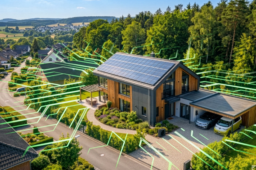 Bild 1 Die Niederspannungsnetze werden durch Photovoltaik-Einspeisung auch an besonders strahlungsintensiven „Stresstagen“ nicht überlastet.