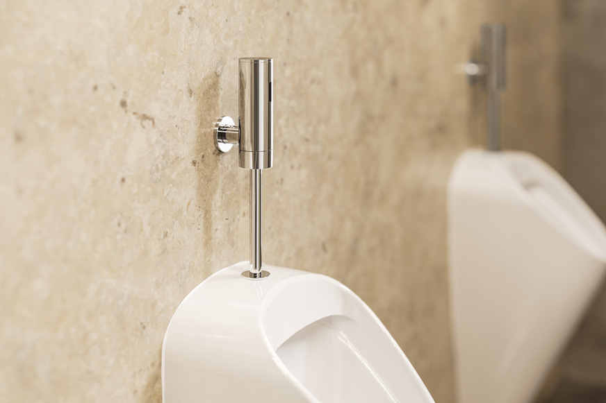 Schell: Aufputz-Urinal-Druckspüler Schelltronic E².