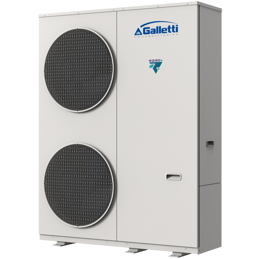 Kaut: Galletti-MLP-Wärmepumpe mit 26 / 30 kW.