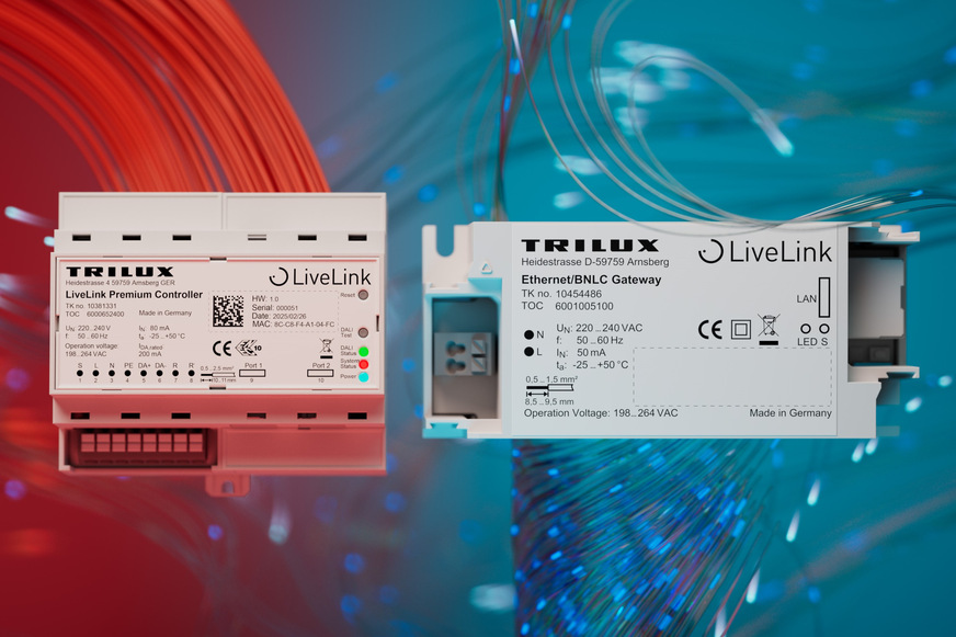 Trilux: LiveLink Bluetooth NLC Gateway.