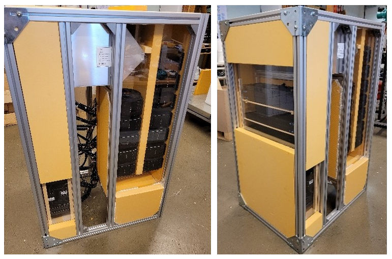 Bild 1 Funktionsmuster der thermoelektrischen Abluftwärmepumpe.