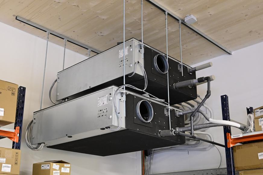 Bild 4 Die SV-Boxen ermöglichen in der Wolkenhof-Firmenzentrale die Kältemittelmengengrenzen für R32 und die damit verbundenen Sicherheitsanforderungen einzuhalten sowie die baulichen Anforderungen zu erfüllen.