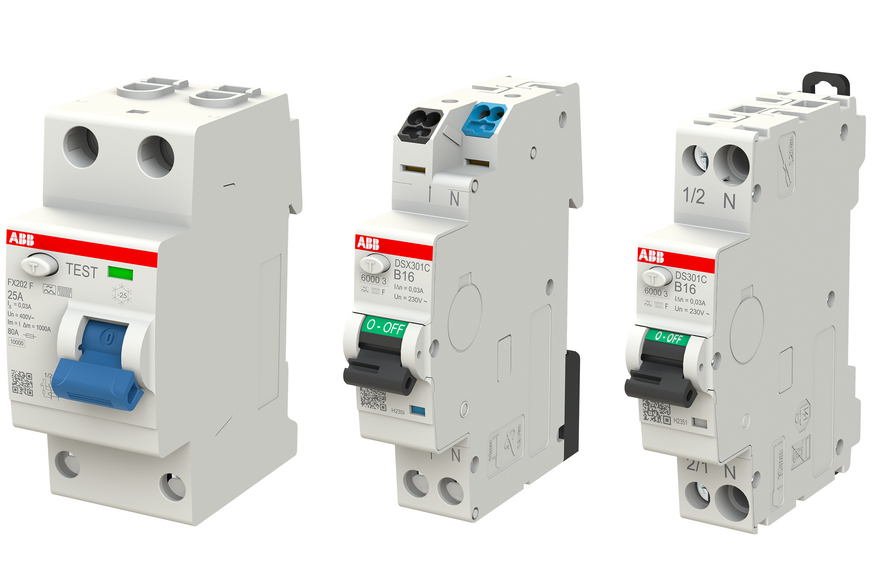ABB: FX200 FI Typ F, DSX301C FI/LS Typ F und DS301CF Typ F.