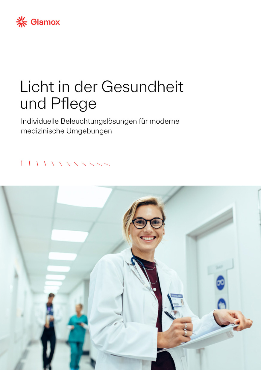 Broschüre „Licht in Gesundheit und Pflege“.