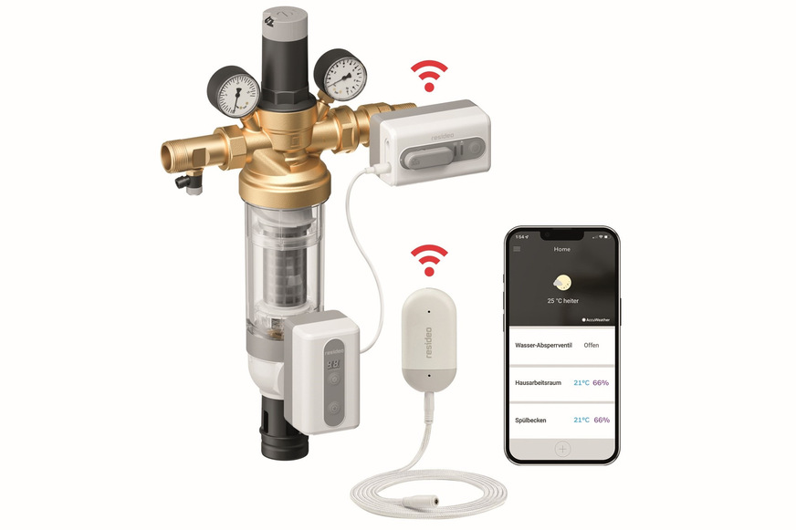 Resideo: Hauswasserstation Braukmann HS10S-LF und Erweiterungsmodule.