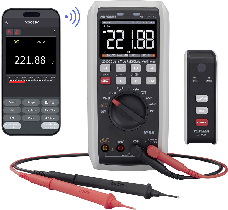 Conrad Electronic: Multimeter VC-925 PV.