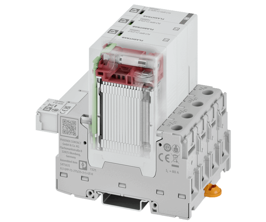 Bild 3 Kombiableiter FLT-SPP mit getriggerter Multi-Carbon-Funkenstreckentechnologie.