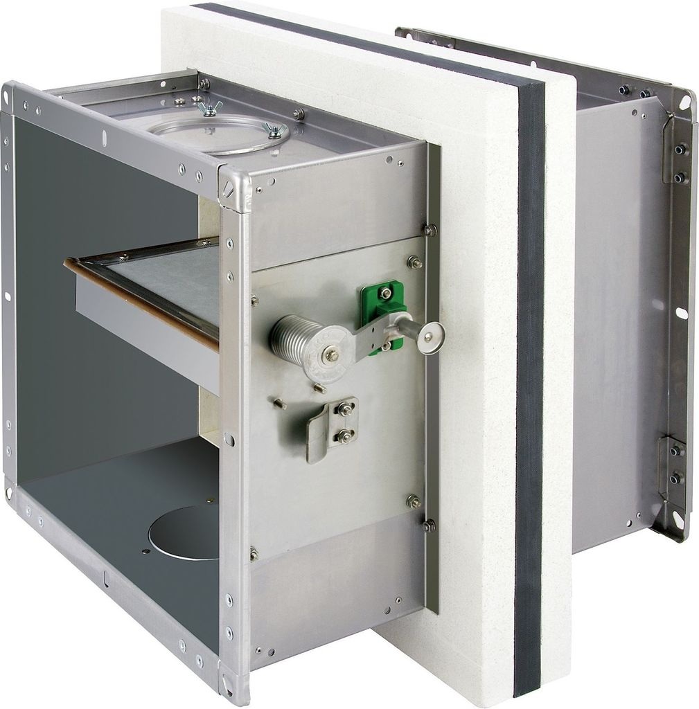 Schako Brandschutzklappe Typ BKA-EN (L=500mm), 650x650mm main image 1