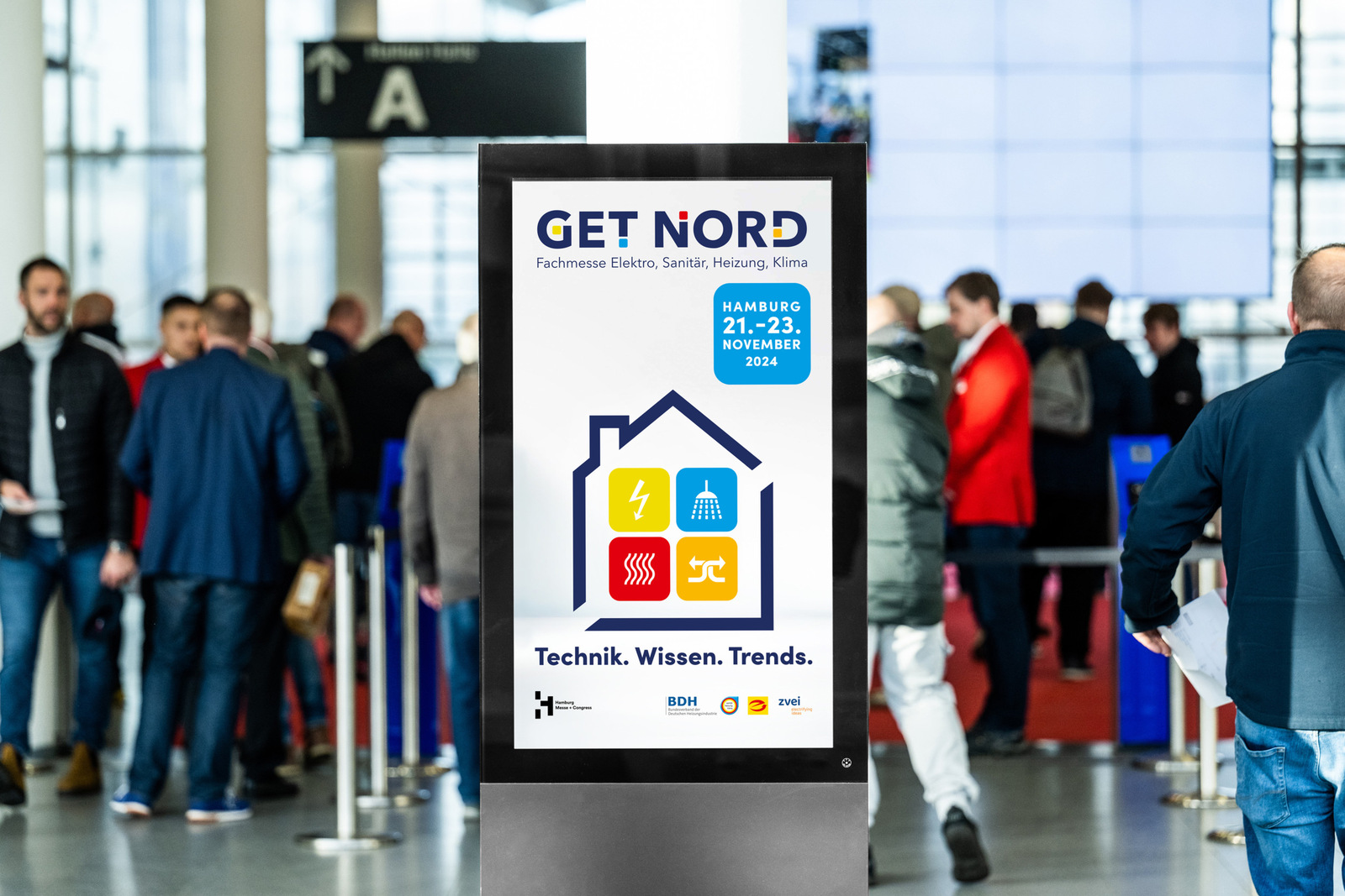 21. bis 23. November, Messe Hamburg GET Nord zu­kunfts­fähige ElektroIn­stal­la­tionen